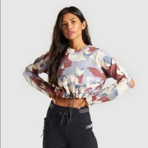 Gymshark Box Utility Cropped Sweatshirt